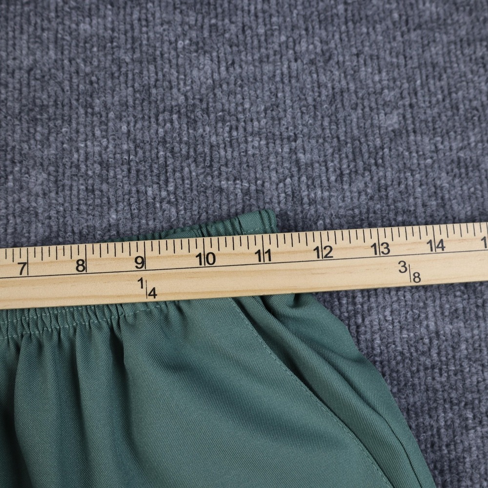Alfred Dunner Pants Womens 6 Petite Green Elastic Waist Pull On Made USA Pockets - Picture 5 of 8
